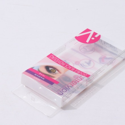 来图定制化妆品睫毛塑料包装盒pvc透明盒pp磨砂折盒pet盒供应聊城图片