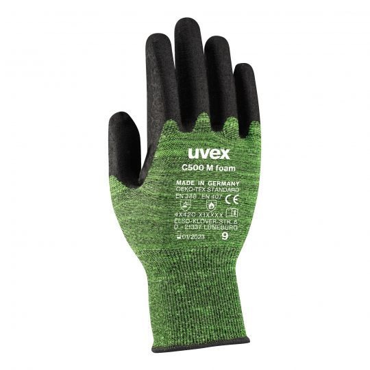 UVEX优唯斯60498机械耐磨耐高温防割手套