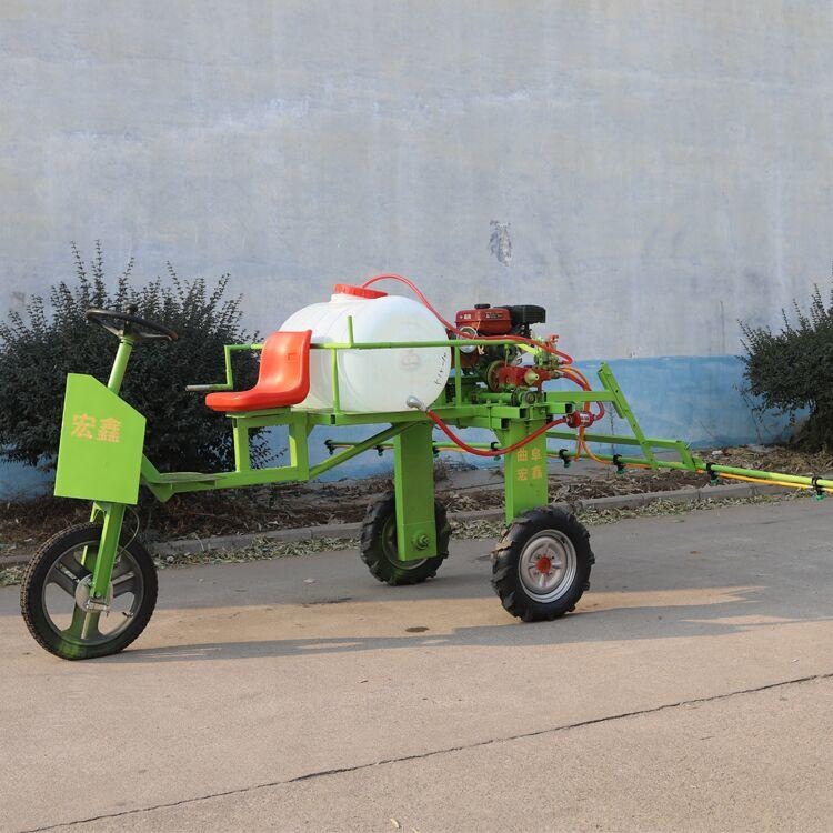 湖南水田喷药机 离地2米四轮打药机 乘坐式麦地玉米地打药机