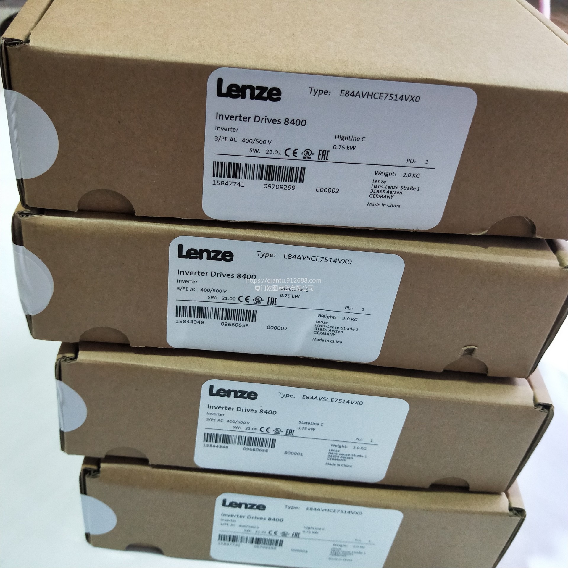 德国LENZE/伦茨ESMD752L4TXA ESMD371L4TXA变频器特价全系列供应 全新原装正品