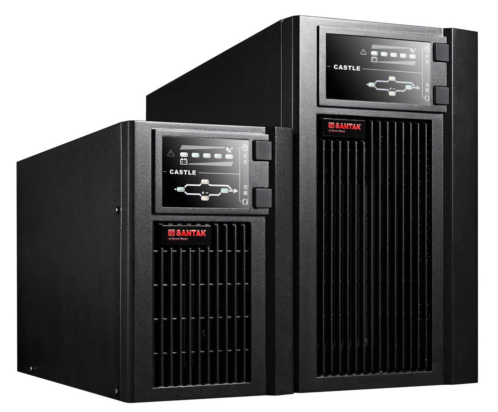 山特在线式UPSC10K负载800W电脑服务器