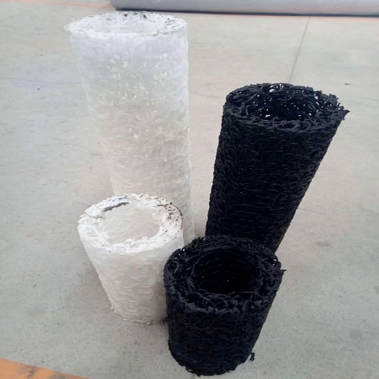 供应园林绿化工程渗水塑料乱丝盲管排水管  塑料盲沟管