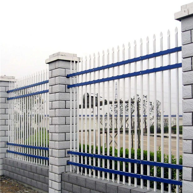 百瑞安平锌钢护栏铁艺围墙围栏铁艺护栏热镀锌护栏庭院栏杆铁栅栏图片