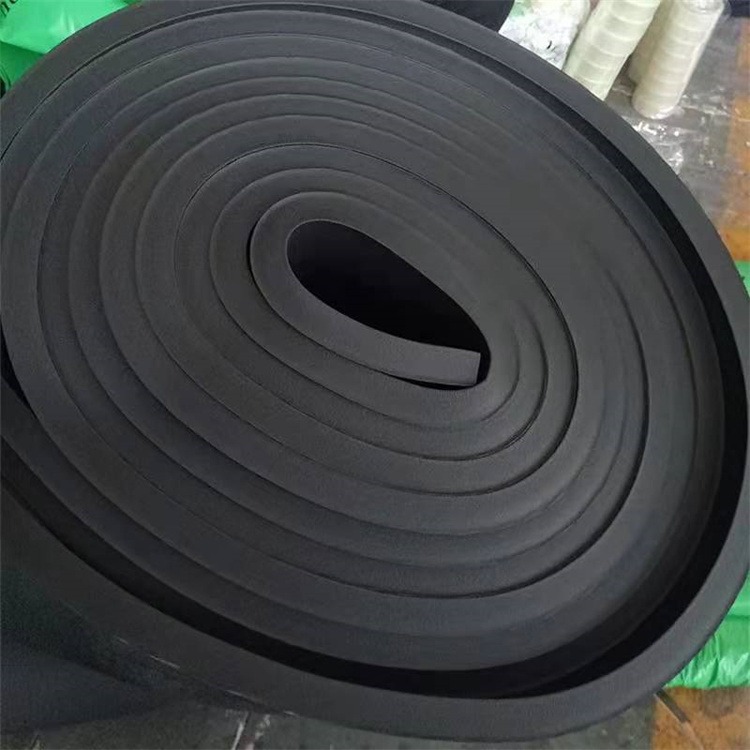 B1级橡塑保温板 铝箔贴面橡塑海绵板 橡塑保温隔热板特价批发