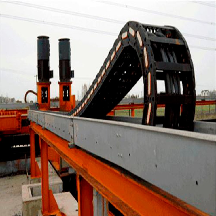 沧州盐山 桥式尼龙塑料拖链 增强性尼龙工程拖链 支持加工定做