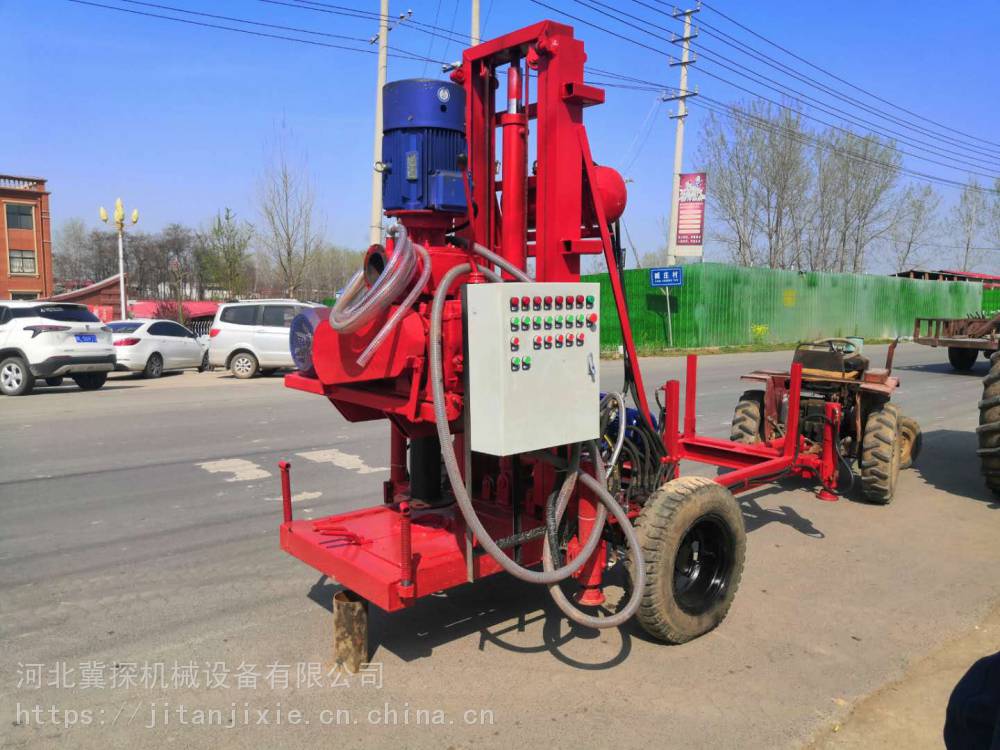 SJZ-5T牵引式五寸正反循环打井机 拖车式打井设备 农村灌溉用钻机
