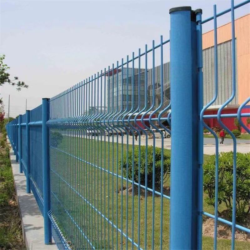 桃型柱护栏网防护网 户外铁丝网围栏 小区园林安全隔离围网厂家峰尚安