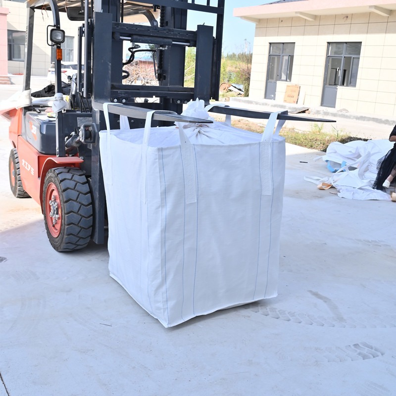 白色吨袋太空袋 顶吊型吨袋 化工饲料1吨集装袋 邦耐得塑编