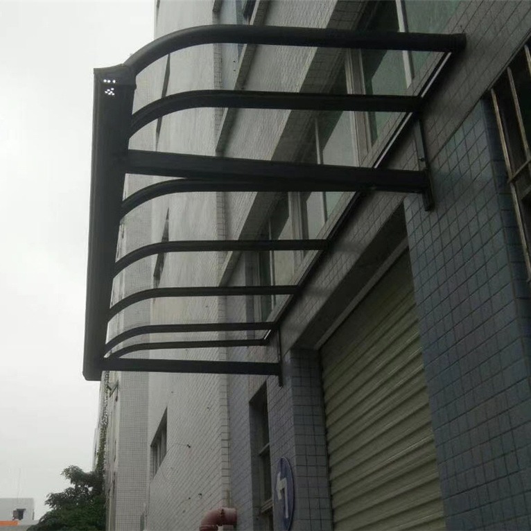 大气典雅窗台雨棚制作 新巧户外别墅雨棚厂家定制图片