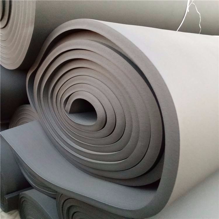 莱森高密度橡塑板 B1级检测铝箔橡塑板 管道保温橡塑板