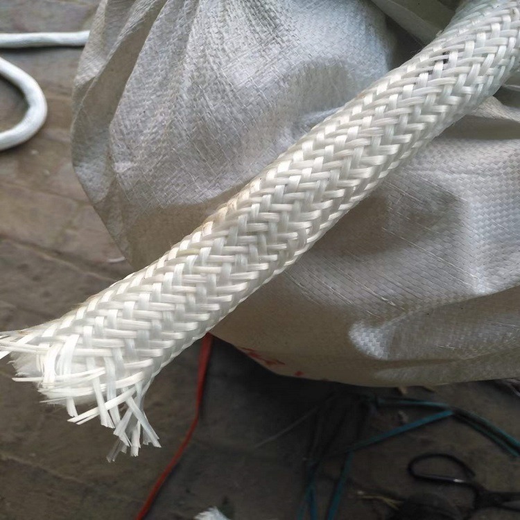 步步昇耐高温硅酸铝圆编绳厂家批发防火机编硅酸铝纤维绳 陶瓷纤维绳