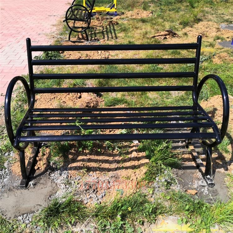 户外休闲椅制造 铁质户外休闲椅 小区公园广场围树椅定制图片