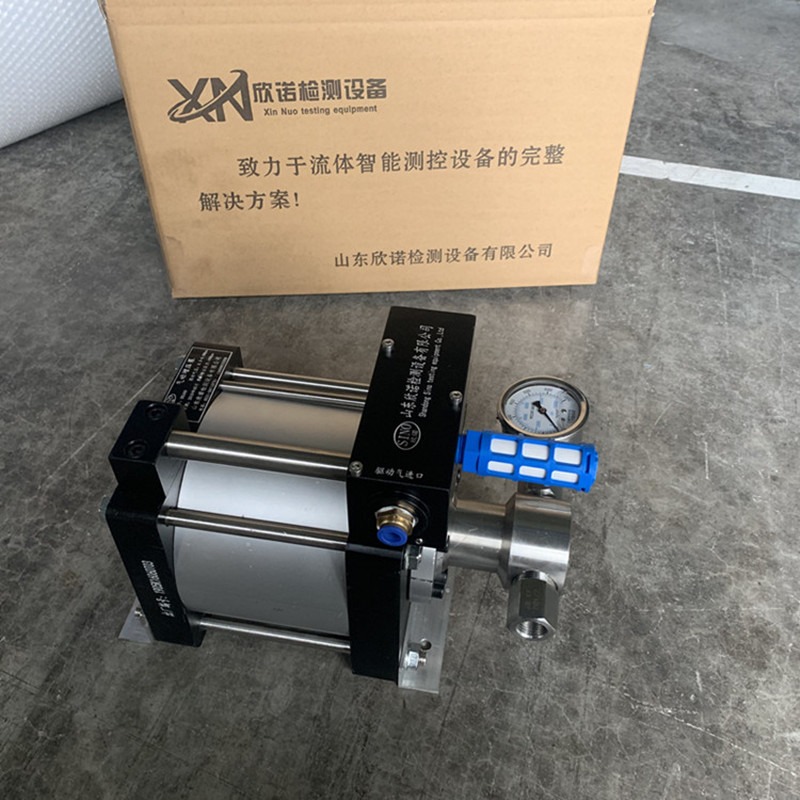 山东欣诺气动液体增压泵 气动高压试压泵 厂家直销DKA60