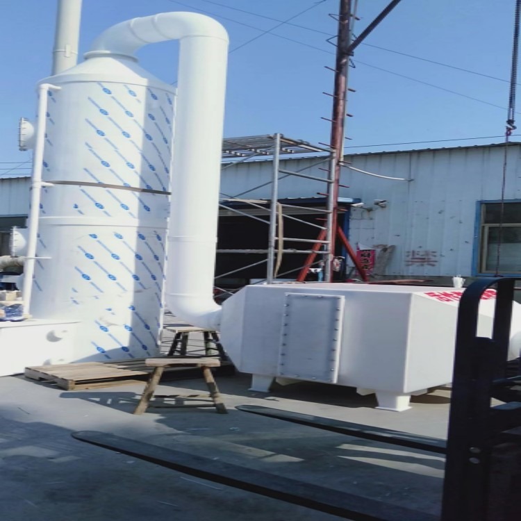 厂家支持定制多种型号pp环保喷淋塔 1-4米pp环保吸收塔 废气处理设备