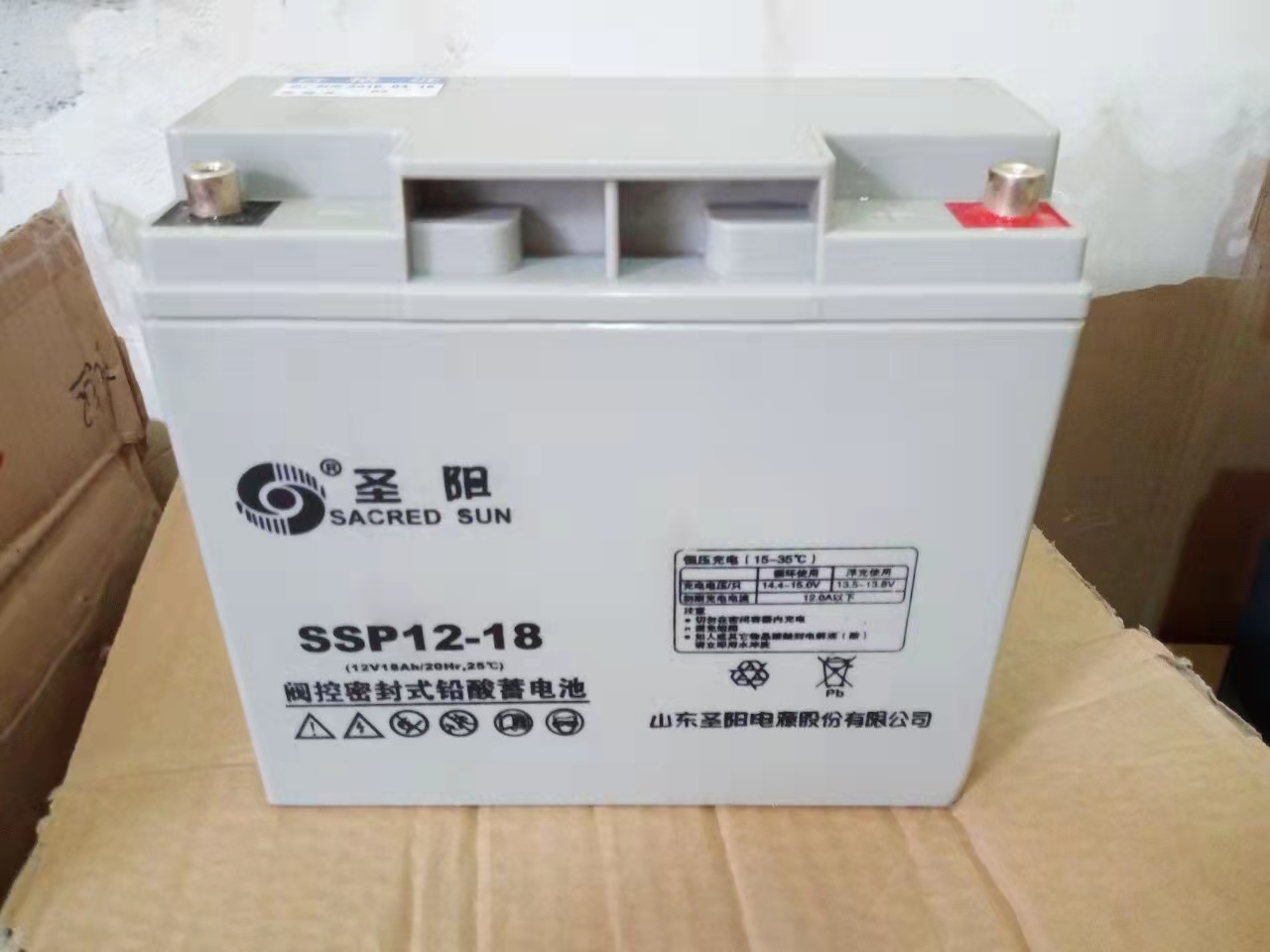 圣阳铅酸电池12v24ah风能电站蓄电池