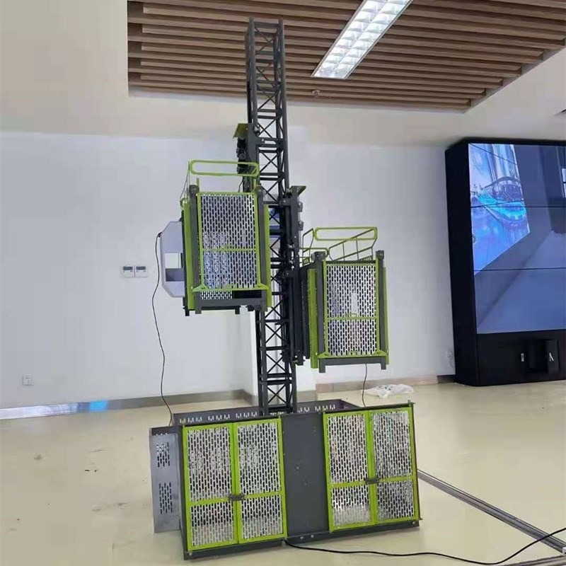 智慧工地 升降机模型ZN-SJ 展厅演示展示模拟真实施工 施工电梯模型