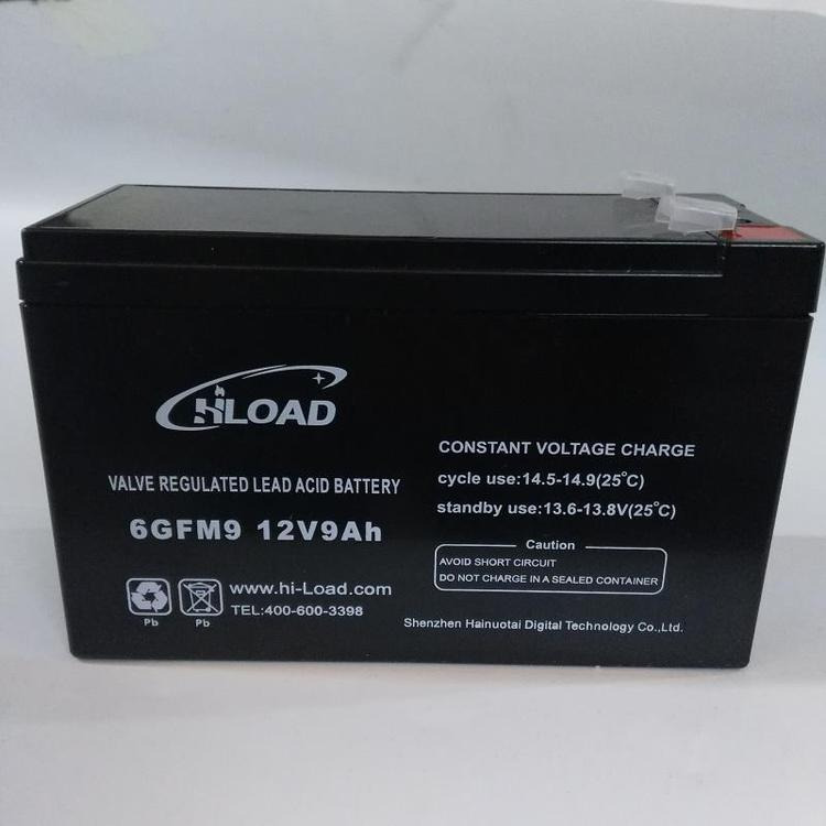 海诺泰HLOAD蓄电池6GFM12-4.5 12V4.5AH 阀控式铅 酸应急电源报价
