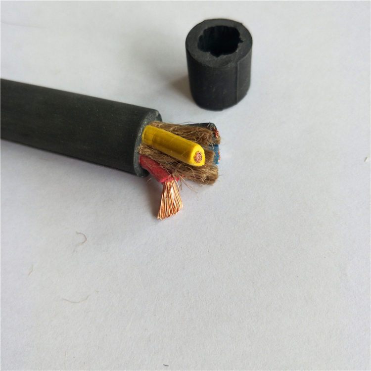电力低压线缆 橡胶铜芯软电缆金属屏蔽电缆新型弹性电线