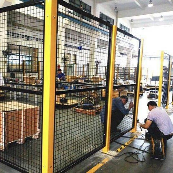 仓储货架安全区分离隔断网围栏网 护栏网 定制设备安全护网