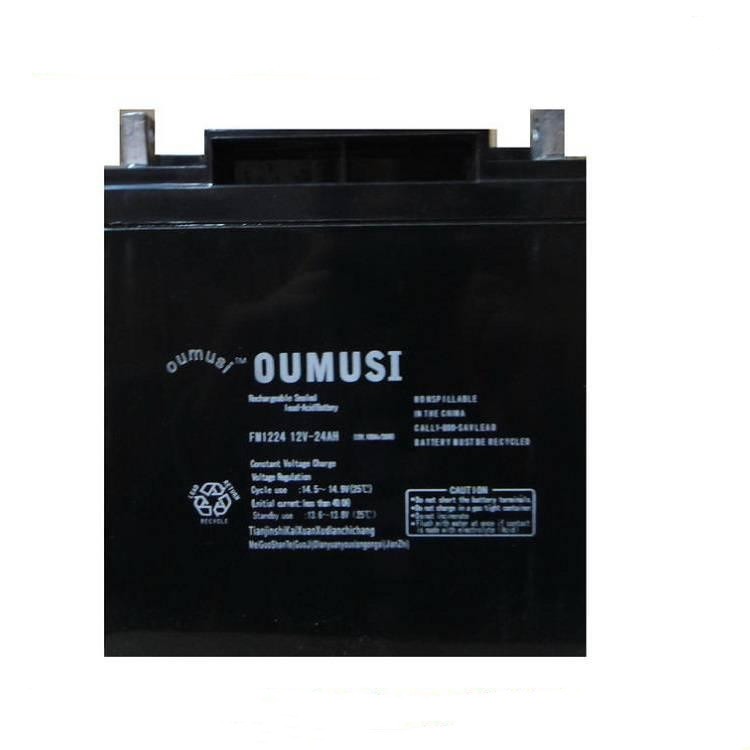 OUMUSI蓄电池6-GFM24 12V24AH直流屏 逆变器 UPS/EPS电源配套图片