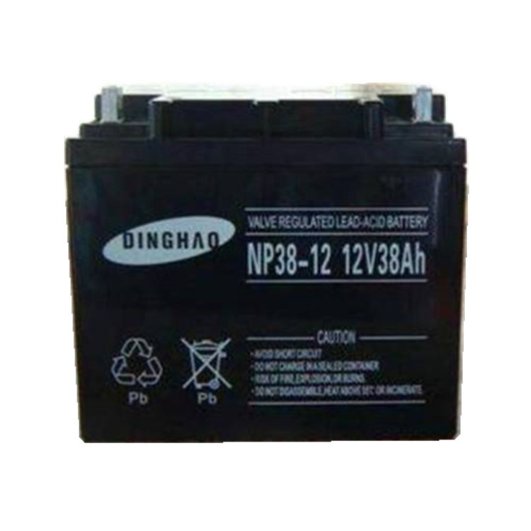 DINGHAO蓄电池NP33-12免维护铅酸12V33AH电厂 煤矿 直流屏 UPS配套