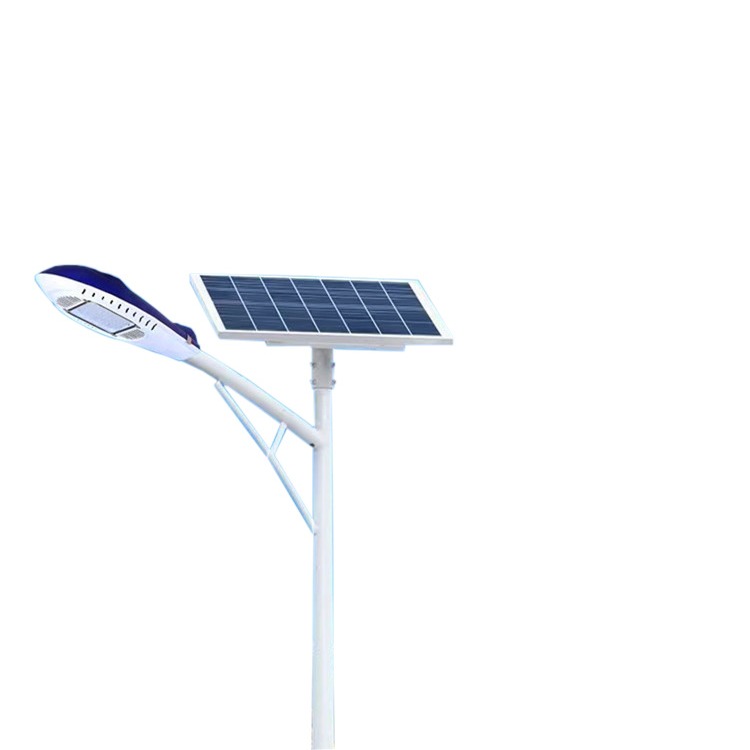 学校小道照明路灯定制 6米7米单臂太阳能路灯 大功率LEd路灯