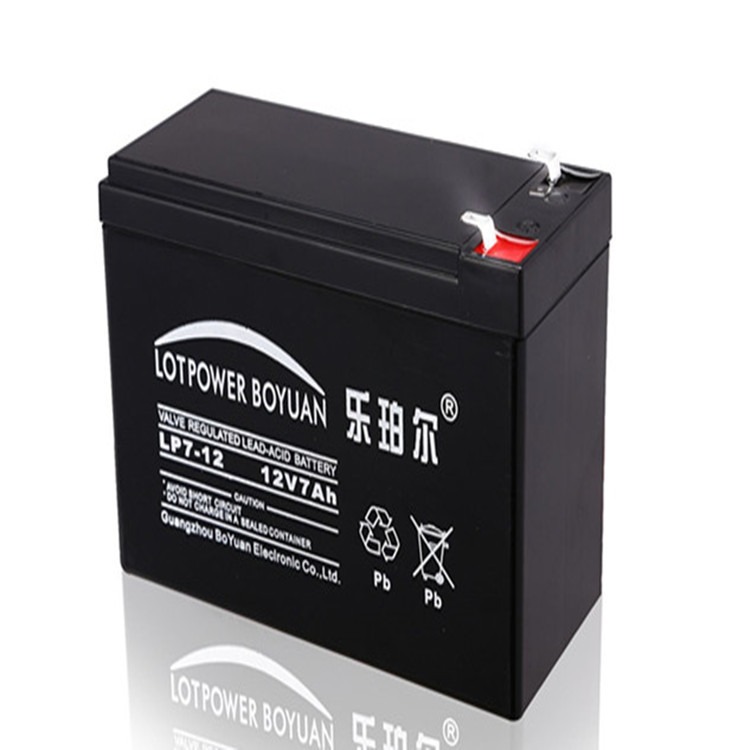 LOTPOWER蓄电池LP7-12乐珀尔12V7AH报价UPS电源直流屏专用