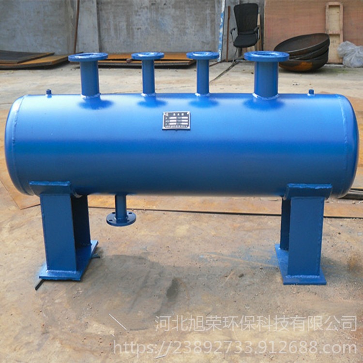 衡水自动焊接分集水器 无缝管分集水器 循环水系统管道分水器