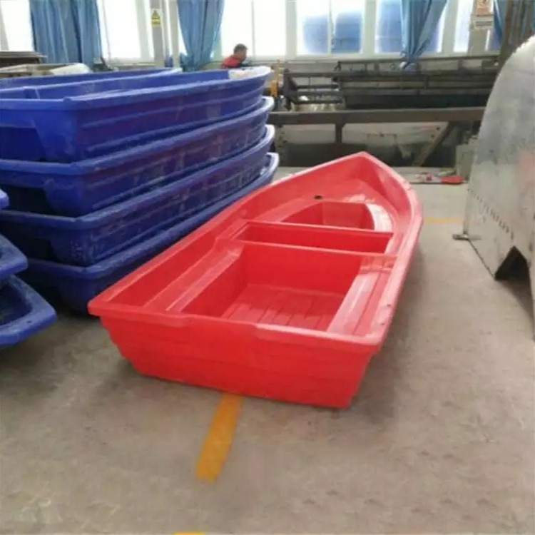4米冲锋舟 塑料船生产厂家支持定制出口船牛筋小船双层捕鱼船保洁观光船