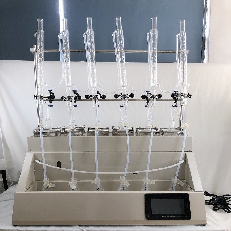 杰玛 甲本法水分测定仪 六联一体化石油水分蒸馏器