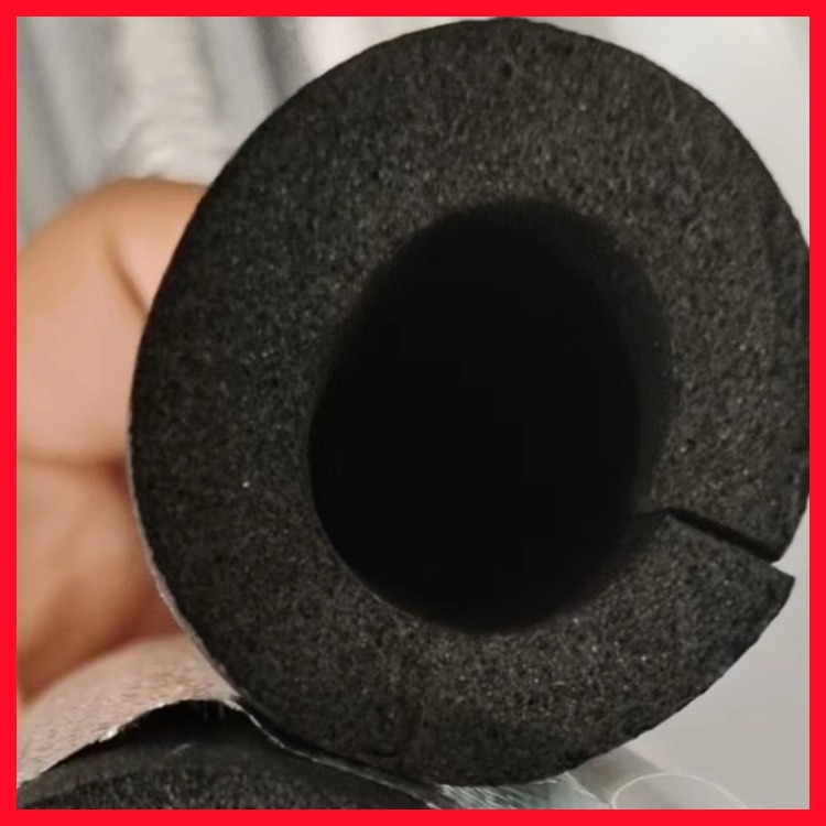 耐低温橡塑海绵管 开口铝箔自粘橡塑保温管 防冻保温管套 关宁