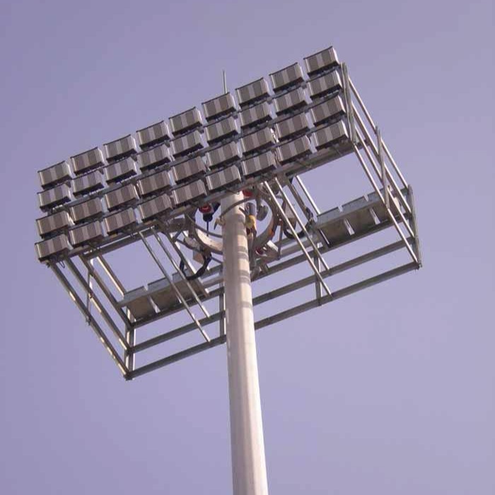 乾旭照明球场10米中杆灯 13米高杆路灯 高杆灯专业制造厂家