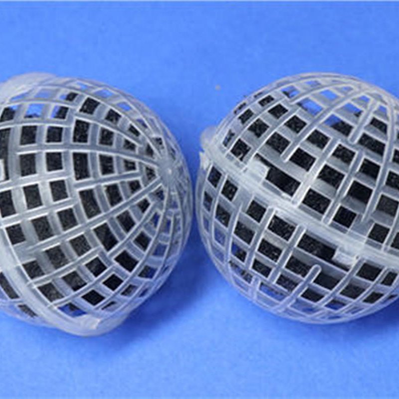 昌奇悬浮球填料  净化污水处理专用 生物球型滤料 pp球形生化填料浮球