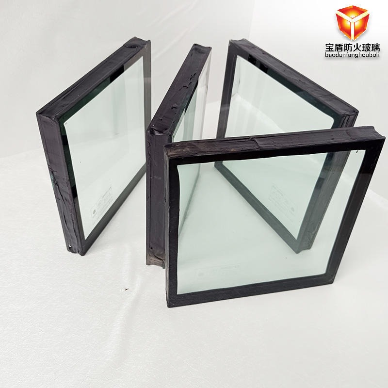 宝盾纳米硅防火玻璃 水晶硅防火玻璃应用在玻璃隔断上面更透明不发黄不起泡