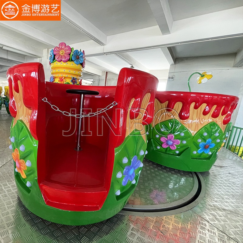游乐园旋转咖啡杯 儿童游乐设备熊出没旋转转杯 供应游乐场常见设备