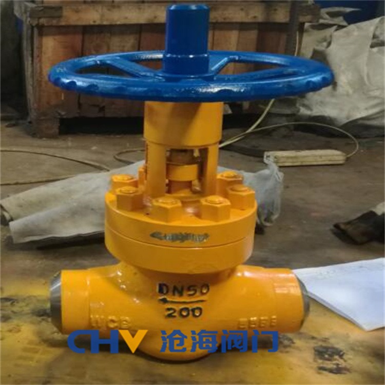 CHVJ沧海 高压焊接式自平衡双作用节流截止阀 SLJ61Y-160