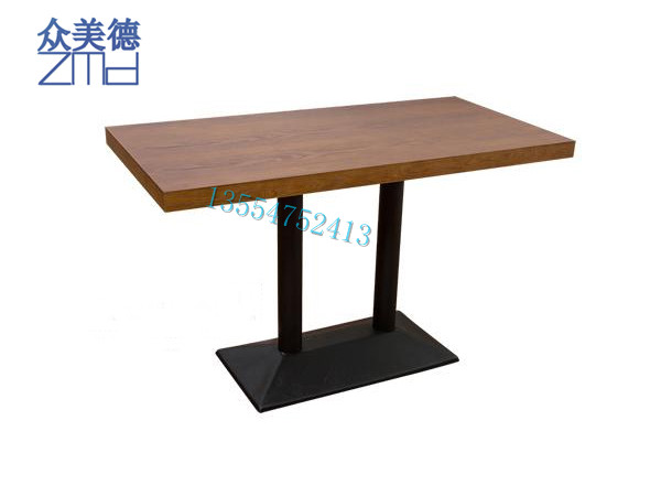 众美德奶茶咖啡家具，大理石餐桌，cz-1089实木餐桌定制中心